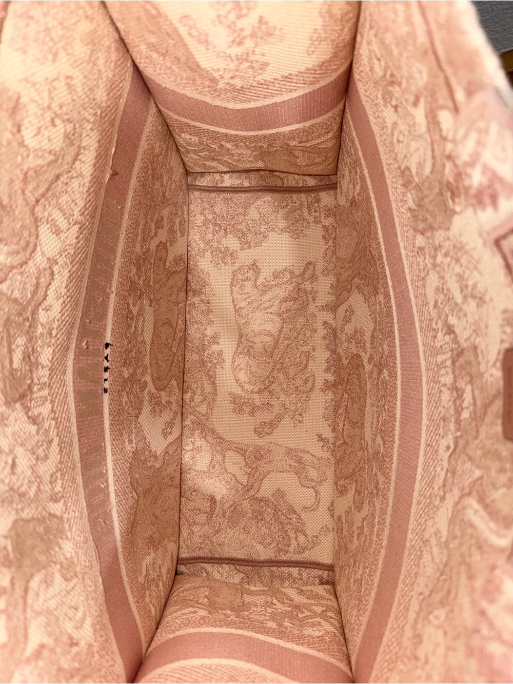 Dior Pink Toile de Jouy Large Book Tote Bag - Picture 7 of 15